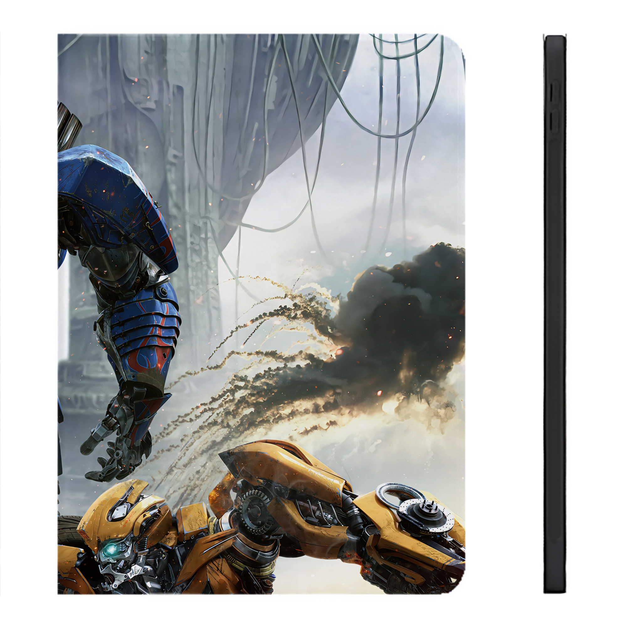 （画像用） Transformers トランスフォーマー IPadケース ペンホルダー付き ブックスタイルデザイン